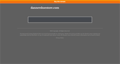 Desktop Screenshot of dannershoestore.com